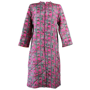 Silk - Long Quilted coat